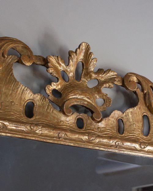 STUNNING GEORGE II GILT MIRROR - ADDITIONAL PHOTO 2