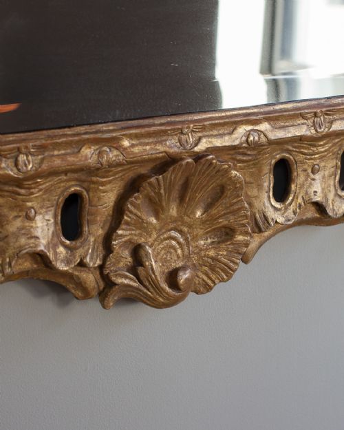 STUNNING GEORGE II GILT MIRROR - ADDITIONAL PHOTO 3