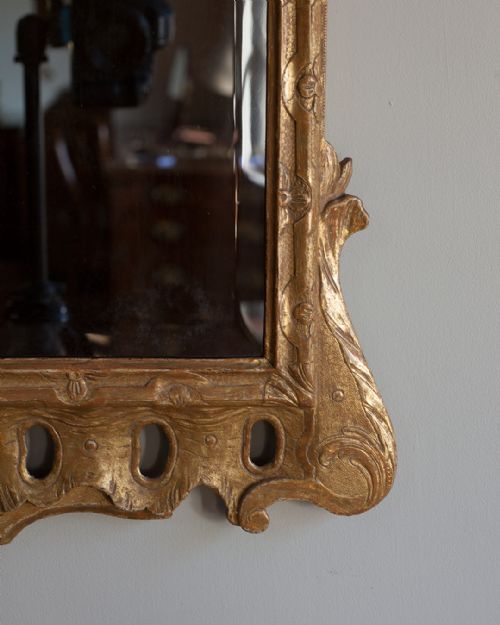 STUNNING GEORGE II GILT MIRROR - ADDITIONAL PHOTO 4