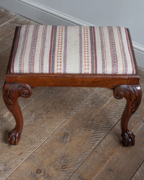 GEORGE II WALNUT STOOL - ADDITIONAL PHOTO 2