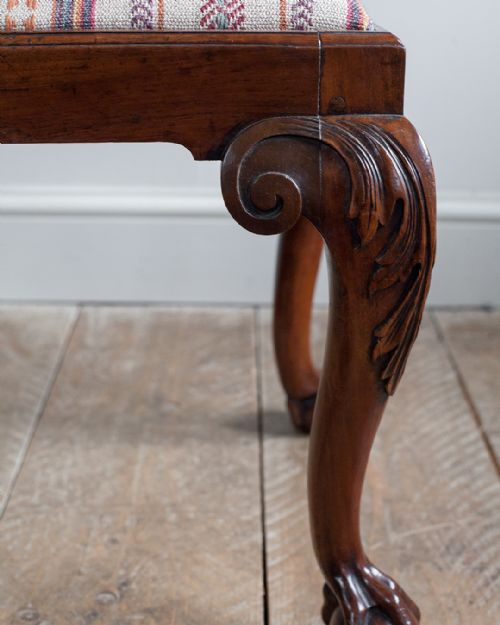 GEORGE II WALNUT STOOL - ADDITIONAL PHOTO 5
