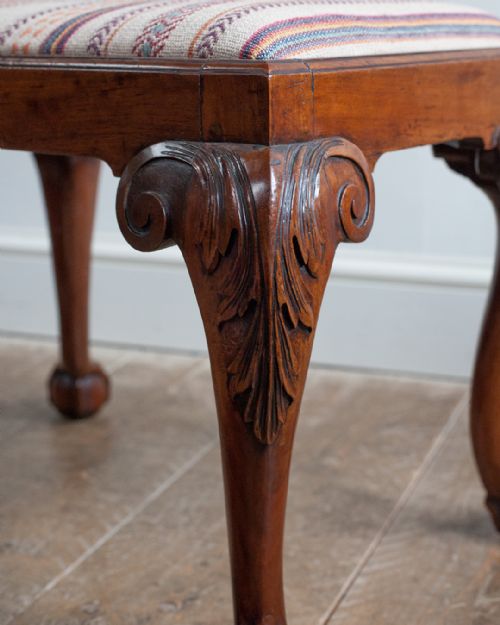 GEORGE II WALNUT STOOL - ADDITIONAL PHOTO 6