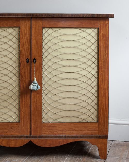 REGENCY SATINWOOD SIDE CABINET - ADDITIONAL PHOTO 2