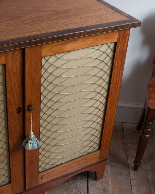 REGENCY SATINWOOD SIDE CABINET - ADDITIONAL PHOTO 7