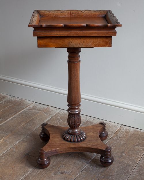 WILLIAM IV MAHOGANY JARDINIRE TABLE - ADDITIONAL PHOTO 1