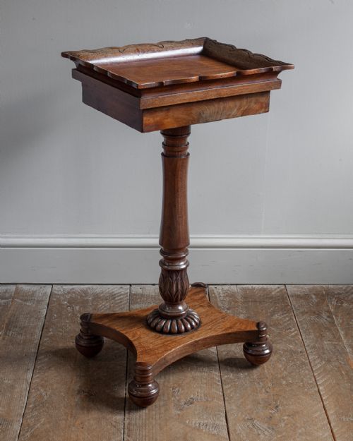 WILLIAM IV MAHOGANY JARDINIRE TABLE - ADDITIONAL PHOTO 2