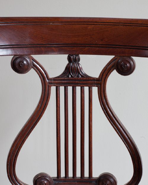 REGENCY MAHOGANY MUSIC CHAIR - ADDITIONAL PHOTO 2