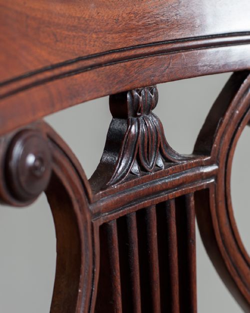 REGENCY MAHOGANY MUSIC CHAIR - ADDITIONAL PHOTO 3