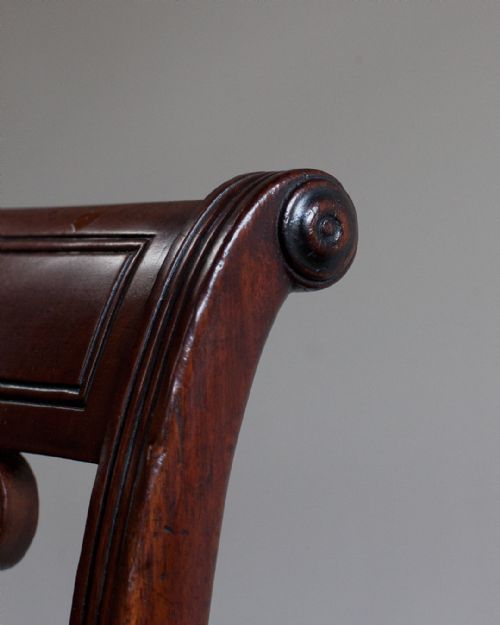REGENCY MAHOGANY MUSIC CHAIR - ADDITIONAL PHOTO 6