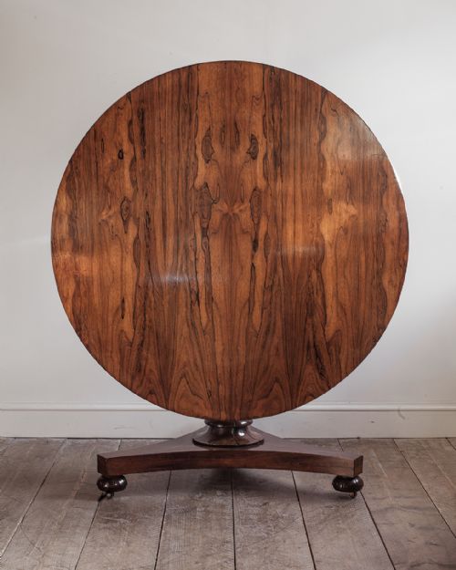 WILLIAM IV ROSEWOOD CENTRE TABLE - ADDITIONAL PHOTO 1