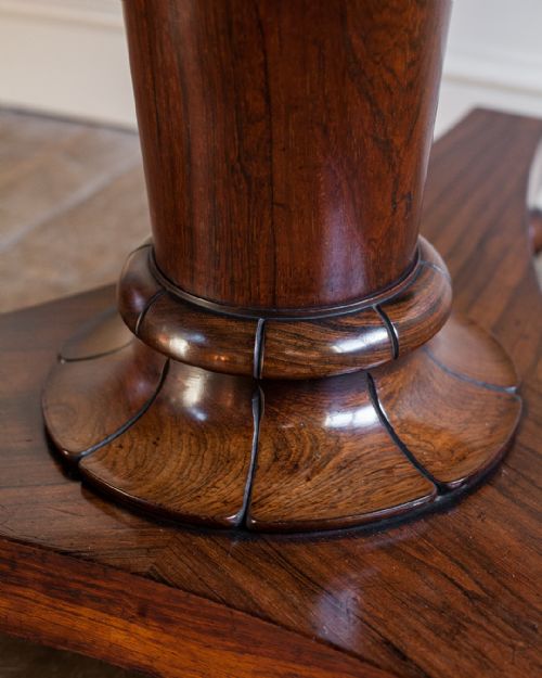 WILLIAM IV ROSEWOOD CENTRE TABLE - ADDITIONAL PHOTO 4