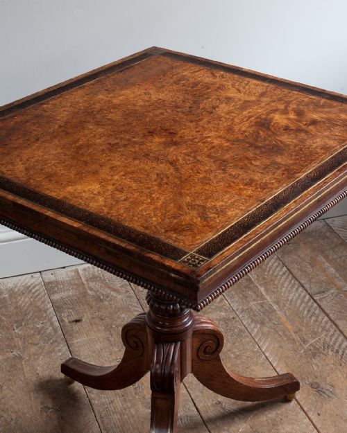 19TH CENTURY BURR YEW OCCASIONAL TABLE - ADDITIONAL PHOTO 1
