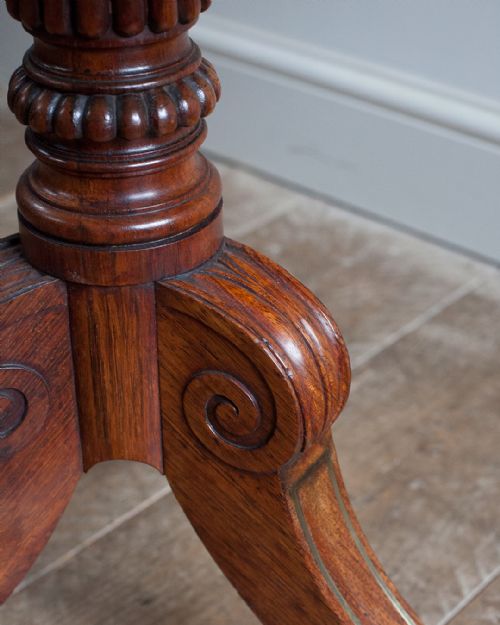 19TH CENTURY BURR YEW OCCASIONAL TABLE - ADDITIONAL PHOTO 6