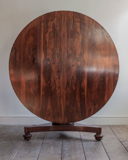 WILLIAM IV ROSEWOOD CENTRE TABLE - ADDITIONAL PHOTO 4