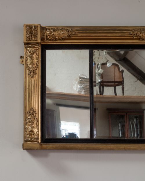 ELEGANT REGENCY GILT PIER MIRROR - ADDITIONAL PHOTO 2