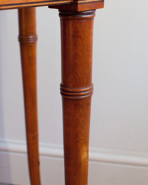 REGENCY SATINWOOD CARD TABLE - ADDITIONAL PHOTO 4