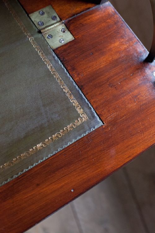 GEORGE III MAHOGANY SECRETAIRE BOOKCASE - ADDITIONAL PHOTO 7