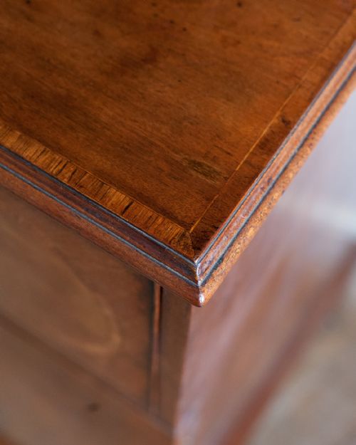 GEORGE III MAHOGANY SECRETAIRE BOOKCASE - ADDITIONAL PHOTO 8