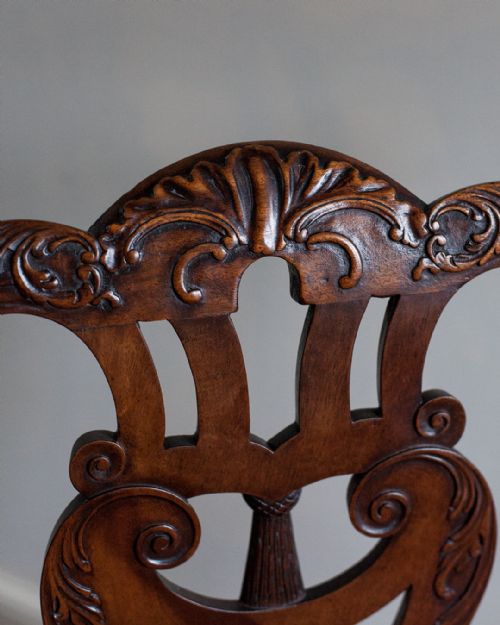 IMPRESSIVE 19TH CENTURY MAHOGANY SETTEE - ADDITIONAL PHOTO 4