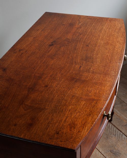 REGENCY MAHOGANY 'D' SHAPED CARD TABLE - ADDITIONAL PHOTO 6