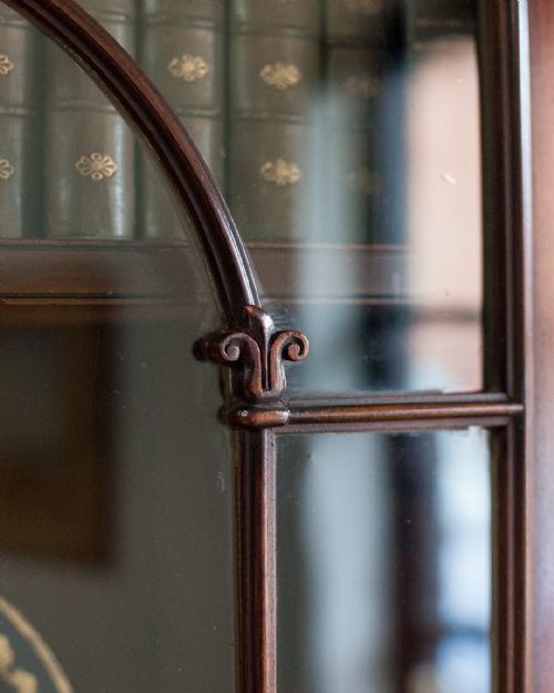 WILLIAM IV MAHOGANY BOOKCASE CABINET - ADDITIONAL PHOTO 2