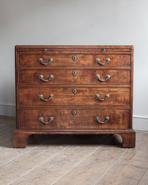 18TH CENTURY MAHOGANY CHEST OF DRAWERS - ADDITIONAL PHOTO 1