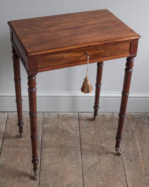 REGENCY MAHOGANY WORK TABLE - ADDITIONAL PHOTO 7