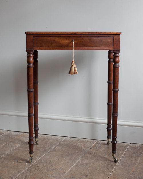 REGENCY MAHOGANY WORK TABLE - ADDITIONAL PHOTO 8