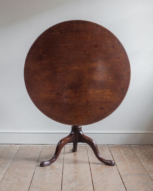 GEORGE III MAHOGANY BIRDCAGE TRIPOD TABLE - ADDITIONAL PHOTO 1