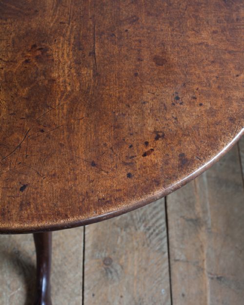 GEORGE III MAHOGANY BIRDCAGE TRIPOD TABLE - ADDITIONAL PHOTO 5
