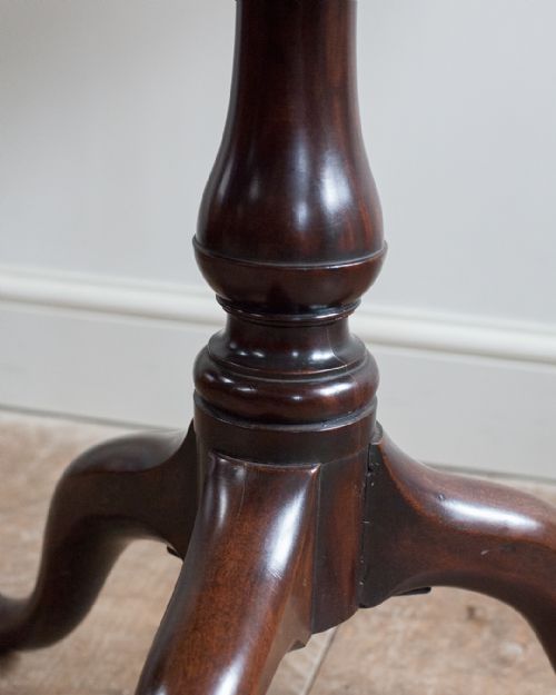 GEORGE III MAHOGANY BIRDCAGE TRIPOD TABLE - ADDITIONAL PHOTO 7
