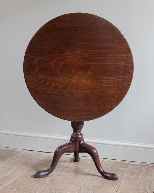 GEORGE III MAHOGANY BIRDCAGE TRIPOD TABLE - ADDITIONAL PHOTO 3