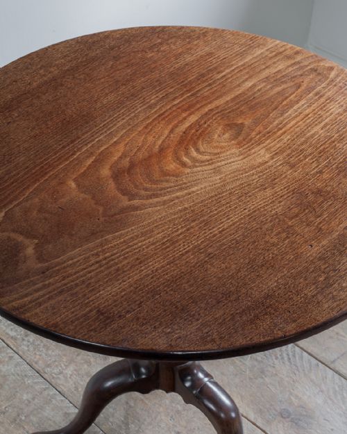 GEORGE III MAHOGANY BIRDCAGE TRIPOD TABLE - ADDITIONAL PHOTO 4