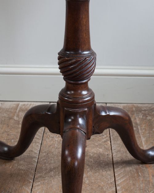 GEORGE III MAHOGANY BIRDCAGE TRIPOD TABLE - ADDITIONAL PHOTO 5