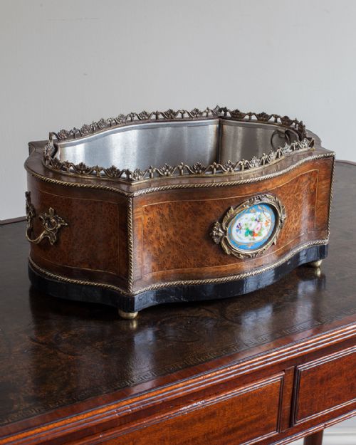 19TH CENTURY FRENCH KINGWOOD JARDINIRE - ADDITIONAL PHOTO 1