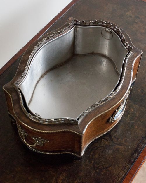 19TH CENTURY FRENCH KINGWOOD JARDINIRE - ADDITIONAL PHOTO 5