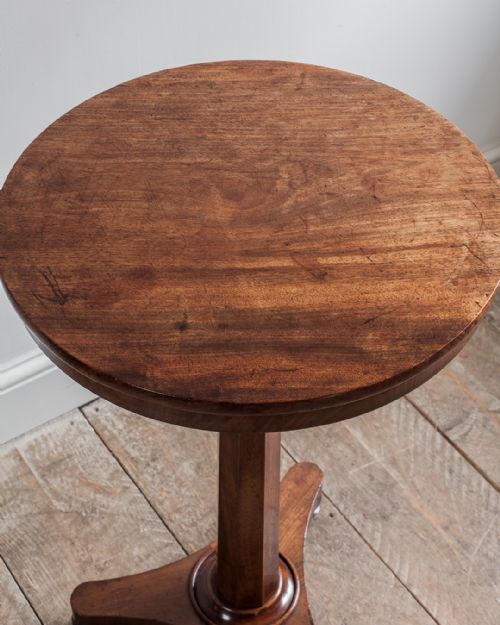 WILLIAM IV MAHOGANY LAMP TABLE - ADDITIONAL PHOTO 3