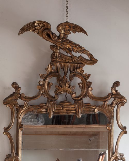 STUNNING PAIR OF 19TH CENTURY GILTWOOD ROCOCO MIRRORS - ADDITIONAL PHOTO 2