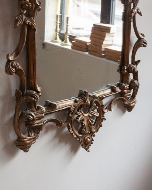 STUNNING PAIR OF 19TH CENTURY GILTWOOD ROCOCO MIRRORS - ADDITIONAL PHOTO 4