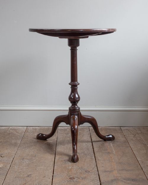 GEORGE III MAHOGANY TRIPOD TABLE - ADDITIONAL PHOTO 1