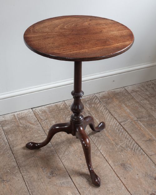 GEORGE III MAHOGANY TRIPOD TABLE - ADDITIONAL PHOTO 2