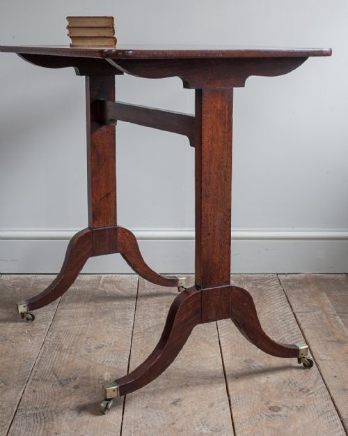 GEORGE III MAHOGANY STRETCHER TABLE - ADDITIONAL PHOTO 3