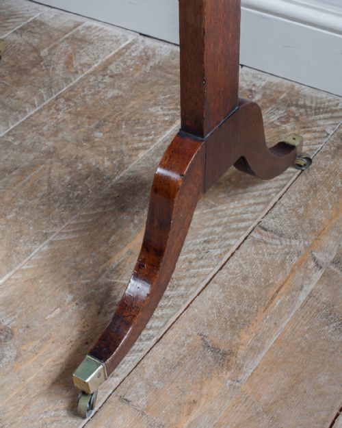 GEORGE III MAHOGANY STRETCHER TABLE - ADDITIONAL PHOTO 5