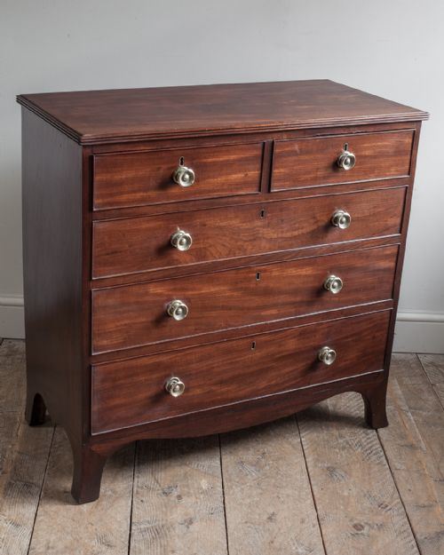 REGENCY MAHOGANY CHEST OF DRAWERS - ADDITIONAL PHOTO 3