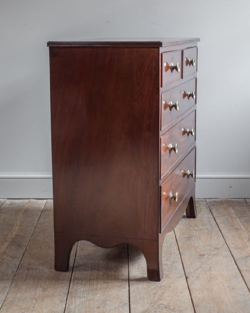 REGENCY MAHOGANY CHEST OF DRAWERS - ADDITIONAL PHOTO 8