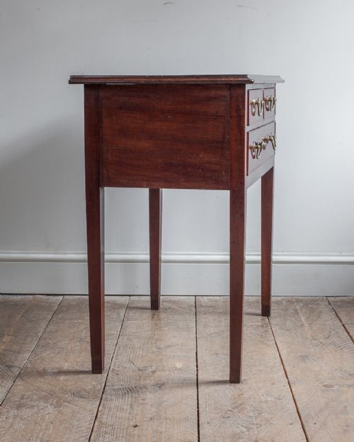 GEORGE III MAHOGANY LOWBOY - ADDITIONAL PHOTO 7