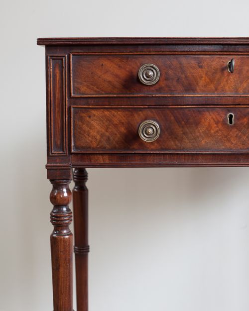 REGENCY MAHOGANY WORK TABLE - ADDITIONAL PHOTO 8