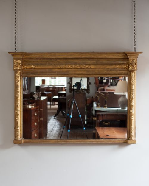 REGENCY GILT OVERMANTLE MIRROR - ADDITIONAL PHOTO 1