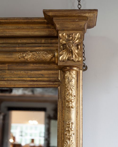 REGENCY GILT OVERMANTLE MIRROR - ADDITIONAL PHOTO 2