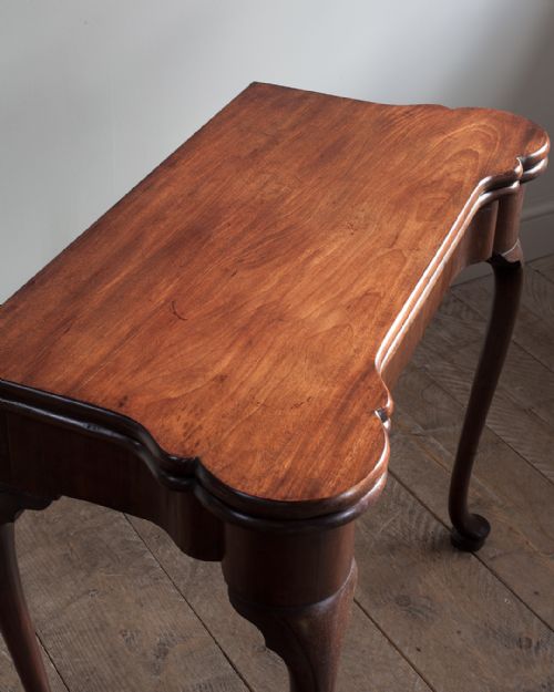 GEORGE II MAHOGANY CARD TABLE - ADDITIONAL PHOTO 3